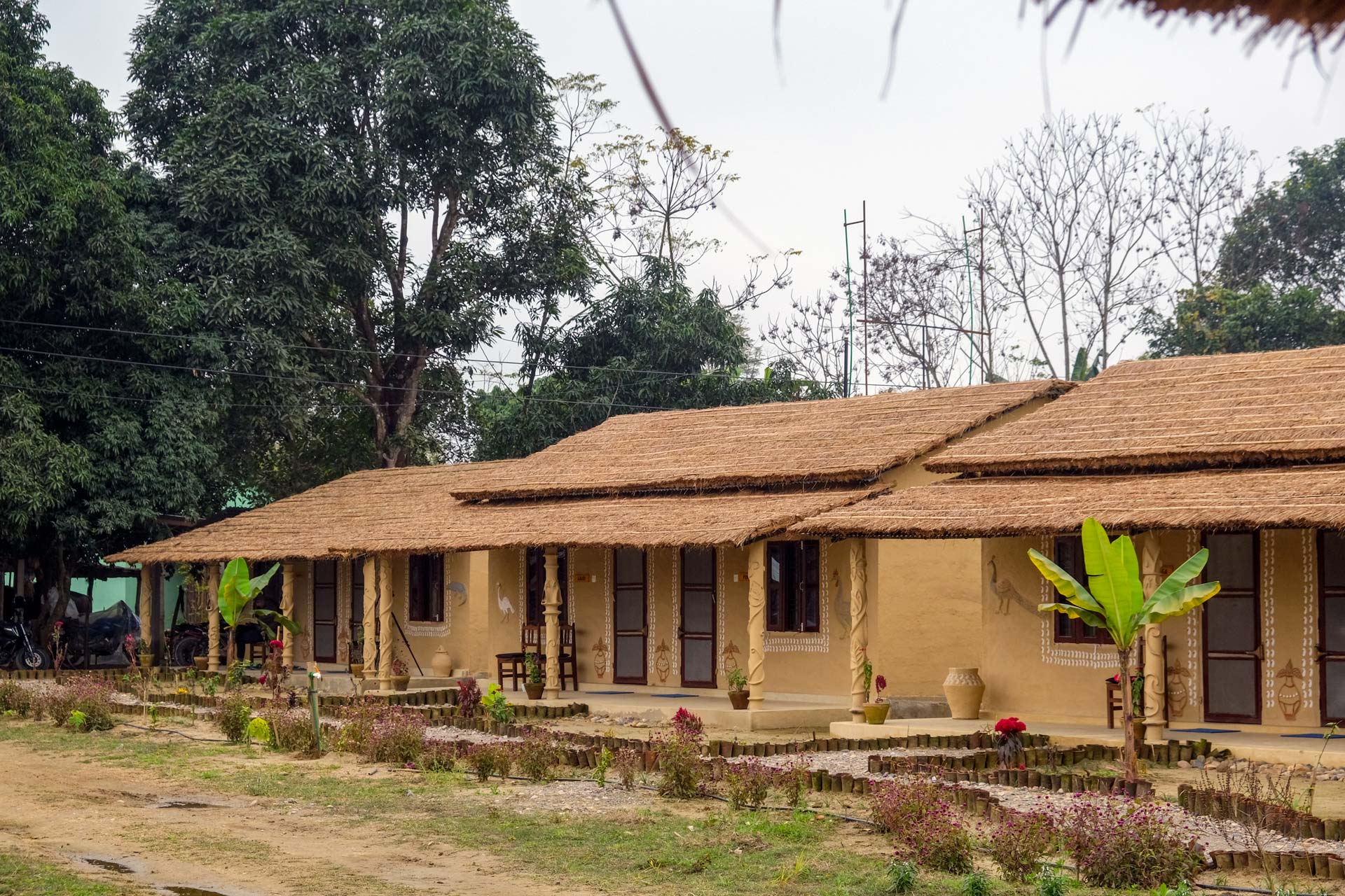 Tharu Community Lodge Huts, Chitwan