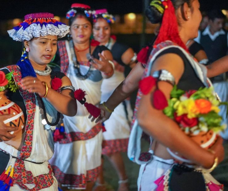 Cultural Dance Tharu, Traditional dance of tharu people, Maghi Festival Of Tharus